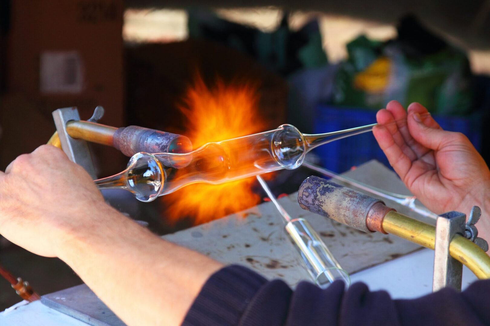 Glass making